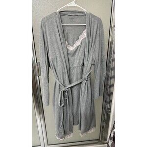3X Motherhood Maternity nursing nighty and robe